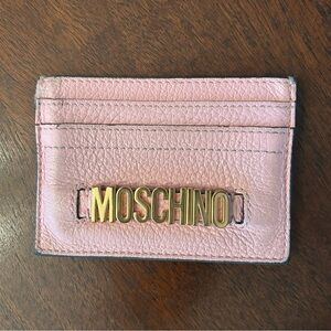 Moschino Pink Card Case